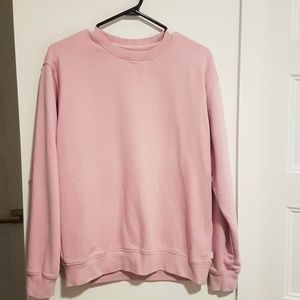 TNA Aritzia pink crewneck